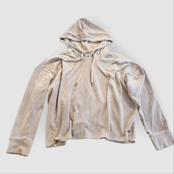 Dkny Lilac Velour Hoodie Large - Picture 2 of 7